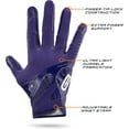 thumbnail image 4 of Football Gloves Solid Stealth 6.0 Boost Plus Sticky Receiver Gloves - Men's and Youth Sizes, 4 of 5