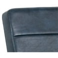 thumbnail image 4 of Sunpan Jafar 19" Faux Leather Dining Armchair in Vintage Blue (Set of 2), 4 of 6