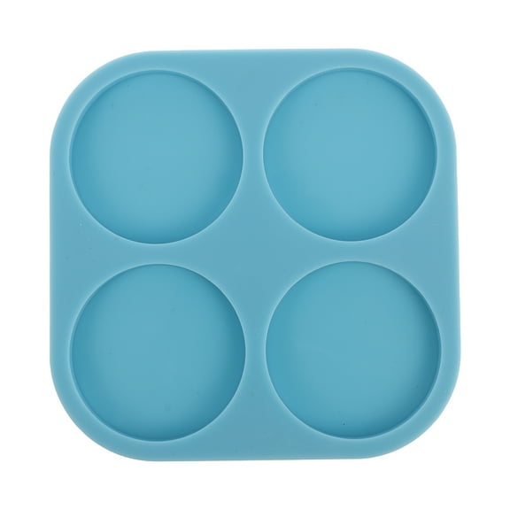 PAMINGONO Silicone Mold Blue 1Pcs 3.9In Round For Craft Making