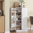 thumbnail image 6 of ETASE Kitchen Pantry Cabinet with Adjustable Shelves, Medium Density Fiberboard White, 6 of 11