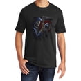 thumbnail image 2 of Mens Grimm Reaper T-Shirt - Angel of death with Sphere Shirt Black Medium, 2 of 3