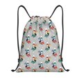 thumbnail image 1 of Gaeub Skiing penguin Drawstring Backpack Bag Sport Gym Sackpack Heavy Duty String Backpack for Men Women-Small, 1 of 6