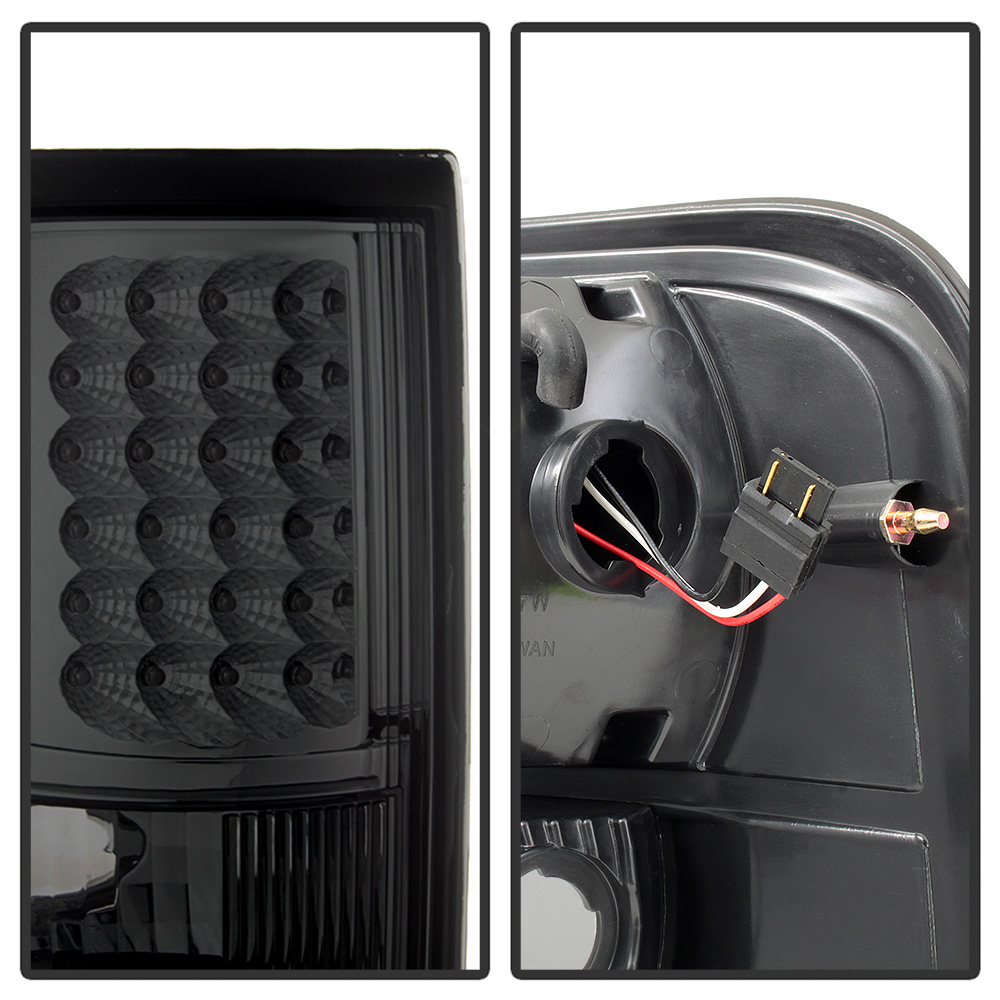 AKKON - For 04-08 Ford F150 F-150 Pickup Truck Styleside Model Smoke LED Tail Lights Brake Lamps Replacement