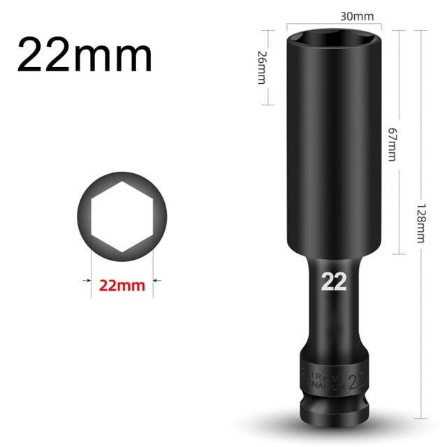 1/2 Drive Socket Impact Wrench Hex Socket Head Adapter Spanner Converter