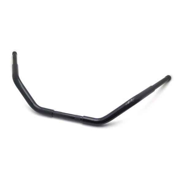 XKMT- 1.25" Fat Beach Bars Handlebars 1" center For Custom Harley 84-17 Softail/ 94-17 Road King [P/N: TGHD-HB032-1-BK]
