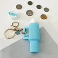 thumbnail image 4 of Mini Tumbler Keychain, Cute Cup Keychain Chapstick, School Bag Key Ring Handbag Backpack Keychain (Blue), 4 of 6