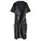 thumbnail image 4 of Black Leather Jacket Loose Pocket Dress Aesthetic clothing summer dress womens 2025 women clothes, 4 of 6