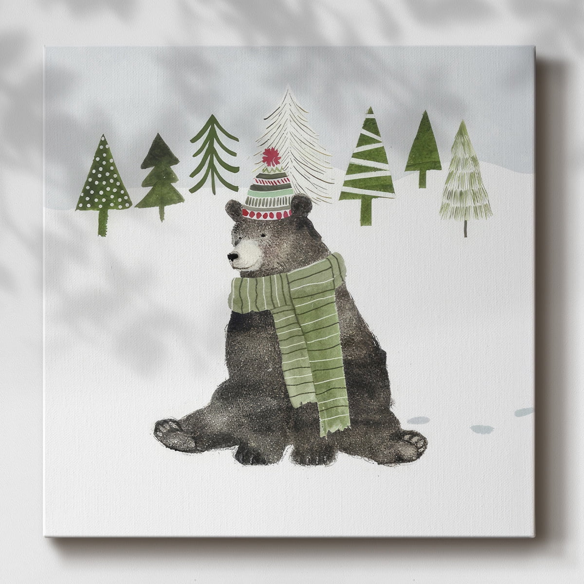 Woodland Christmas IV- Gallery Wrapped Canvas