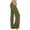 Army Green, variant on Women's Low Waist Cargo Pants Women Workout Out Leggings Stretch Waist Button Pocket Yoga Gym Loose Pants