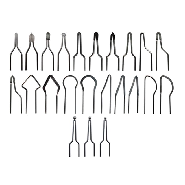 MasteelfCA 23 Pcs Embouts de Pyrogravure pour Machine à Bois 50W 100W