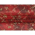 thumbnail image 4 of oneOone Velours Rouge Tissu Batik Matière pour Robe Tissu Imprimé Tissu au Mètre 58 Pouces de Large, 4 of 5