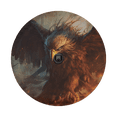 thumbnail image 3 of Lotusprinthandmade Eagle Graphic Spare Tire Cover With Backup Camera Hole, Eagle Spare Tire Cover, 3 of 7