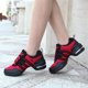 thumbnail image 3 of Zapatillas de baile de suela exterior blanda modernas de malla para mujer, zapatos deportivos ligeros transpirables para baile, zapato femenino, 3 of 5