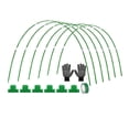 thumbnail image 3 of JingChun Garden Hoops Grow Tunnel, 6 Set Plant Support Garden Stakes with 1 set of Glove, a roll of tape and 6 clips, 3 of 7