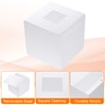 thumbnail image 3 of Cubierta para caja de pañuelos Uxcell con base Soporte cuadrado para pañuelos de acrílico Dispensador de papel para pañuelos faciales, 3 of 6