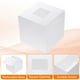 thumbnail image 3 of Cubierta para caja de pañuelos Uxcell con base Soporte cuadrado para pañuelos de acrílico Dispensador de papel para pañuelos faciales, 3 of 6