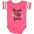 thumbnail image 3 of Inktastic Though She Be but Little She is Fierce Shakespeare Girls Baby Bodysuit, 3 of 5