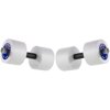 THERABAND Water Weights, Aquatic Dumbbells for Pool Fitness, Pair, Blue Heavy Resistance Level, for Pool Exercise and Water Aerobics for Adults, Foam Pool Weights for Therapy and Fitness Workouts