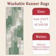 thumbnail image 6 of 2x6 FT Kitchen Runner Rugs Non Skid Washable, Faux Wool Rug Runners for Hallways Bathroom Carpet Runner, Soft Indoor Modern Floor Rug for Entryway Laundry Room, 6 of 11