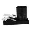 thumbnail image 6 of OUNONA Retro Plane Model Pen Holder Iron Pencil Holder Desk Airplane Decor Pen and Pencil Organizer Creative Pen Holder for Desk Convenient Pen Container, 6 of 7