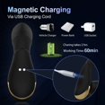 thumbnail image 4 of Masajeador de próstata telescópico de silicona automático, vibrador multifuncional, control remoto inalámbrico, enchufe anal, masajeador de viaje silencioso, tapón anal, cuentas anales de gel de sílic, 4 of 9