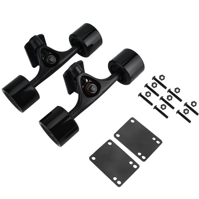 Truck With Skate Wheel, Practical Durable Skateboard Truck, Skate Wheel Riser Wheel Riser Pad For Skateboard Tool Combo Starter Set