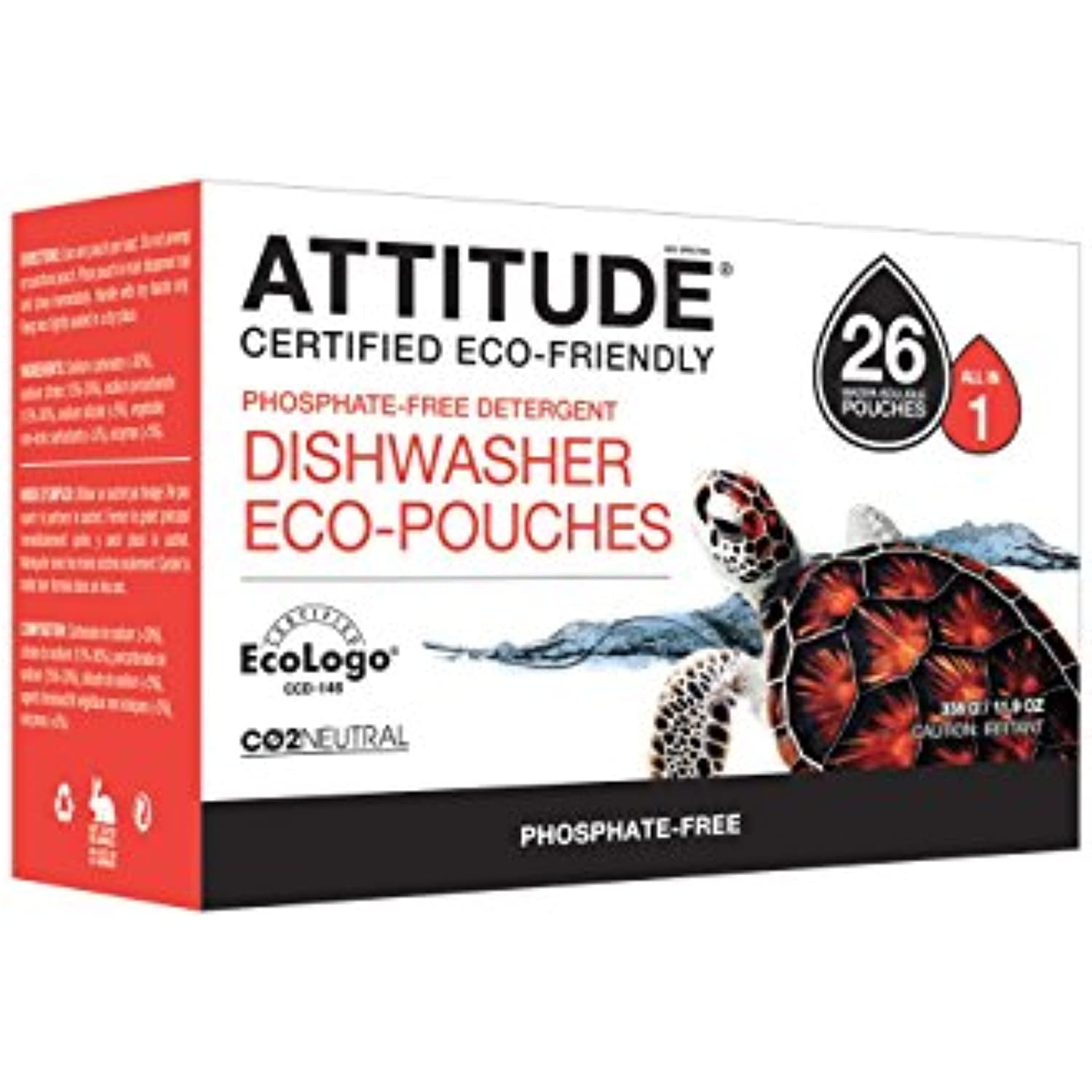EcoFriendly Dishwasher Detergent Tablets. Natural, PhosphateFree