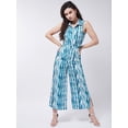 thumbnail image 6 of Zima Leto Women's Tye-Dye Printed Sleeveless Jumpsuit, 6 of 9