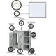 thumbnail image 4 of Gabinete Para Baño Con Lavabo FREYA Y Espejo Decorativo, 4 of 6