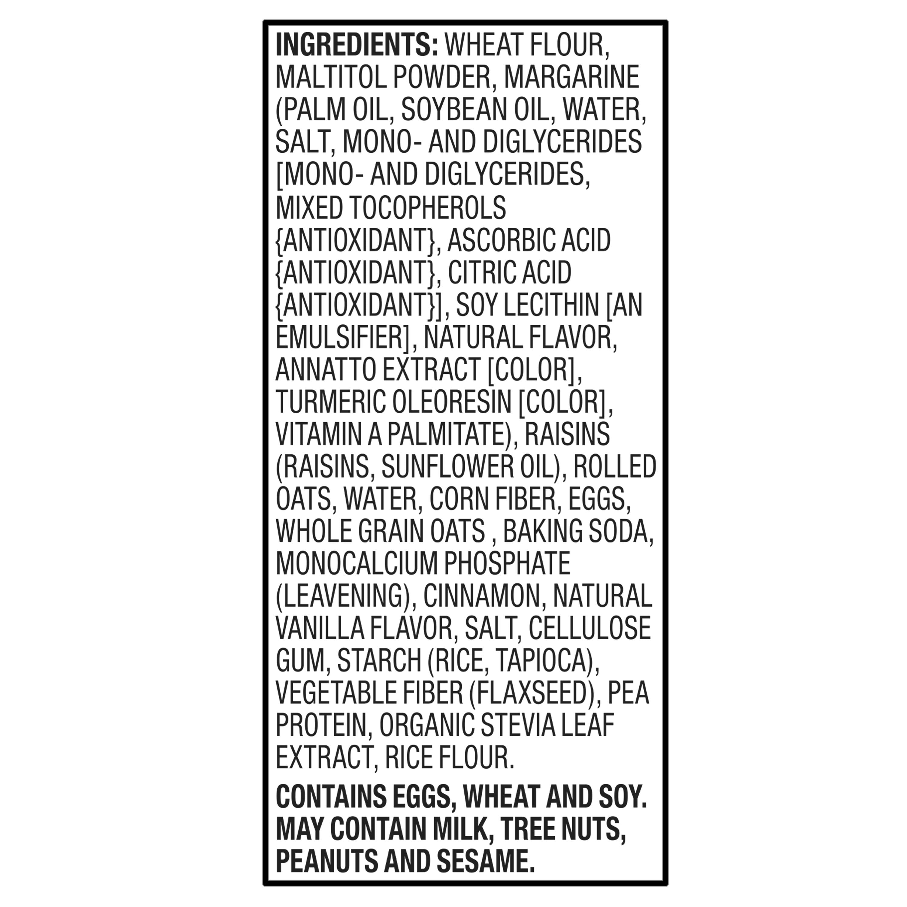 Freshness Guaranteed No Sugar Added Baked Oatmeal Raisin Cookies, 14 oz, 10 Count (Shelf Stable)