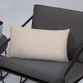 thumbnail image 4 of A1HC Set of 2 Luxurious Soft Velvet Throw Pillow Covers Only, 12"x20", Beige, Decorative Cushion Covers with Hidden YKK Zipper for Sofa or Bed, 4 of 5
