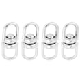 thumbnail image 5 of Double End Swivel Round Eye Forged Ring Connector Chain Silver Tone 57pcs, 5 of 5