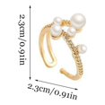 thumbnail image 4 of Guardurnaity Anillo de perlas de pisos para mujer, fiesta, boda, joyería de moda nupcial Ropa, zapatos y accesorios Miscelánea, 4 of 6