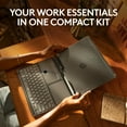 thumbnail image 6 of Logitech Casa Pop-Up Desk Work From Home Kit with Laptop Stand, Wireless Keyboard & Touchpad, Bluetooth, USB C Charging, for Laptop/MacBook (10” to 17”) - Windows, macOS, ChromeOS, Classic Chic, 6 of 12