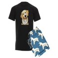 thumbnail image 1 of CafePress - Golden Retriever Portrait - Men's Dark Pajamas, 1 of 1