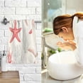 thumbnail image 7 of Yayeee 2 Pack Hand Towels for Bathroom 100% Cotton 16" x 28" Soft Absorbent Kitchen Towel, Brown Starfish, 7 of 7