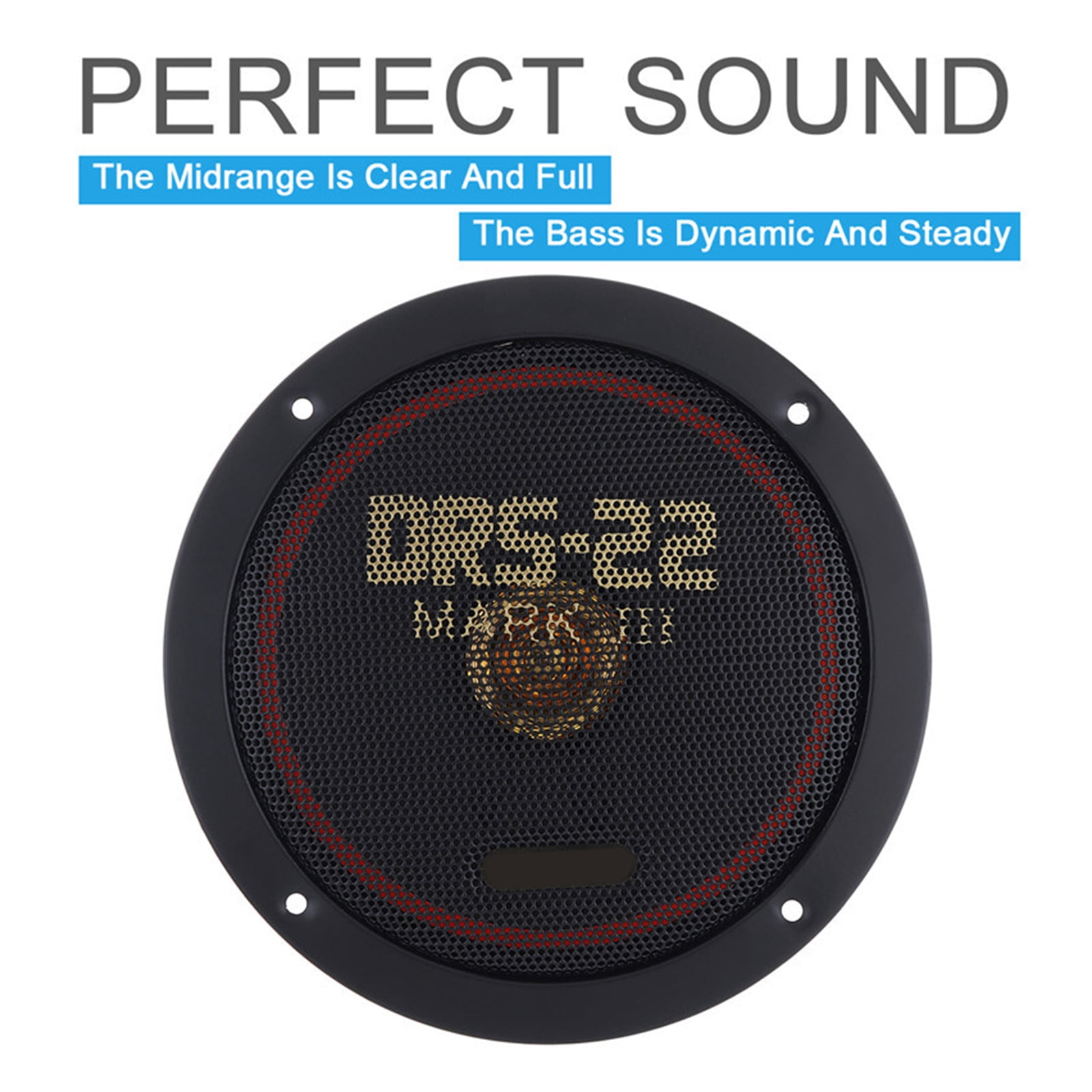 6.5" 2-Way Coaxial Full Ranges Speakers Car HiFi Coaxial Vehicle Door Auto Music Stereo Full Ranges Loudspeaker
