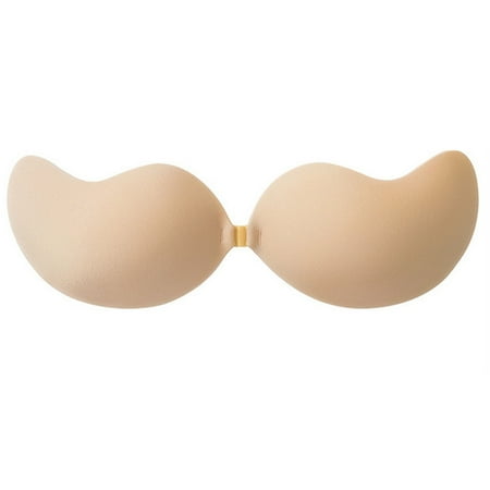 

Women Fruit Shape Cup Invisible Sticky Bra Push Up Backless Strapless Underwear Front Closure Self-Adhesive Nipple Cover