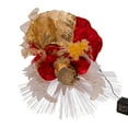 thumbnail image 6 of Kurt Adler 18-inch Red and Gold Multi-colored LED Fiber-Optic Angel Treetop, 6 of 7