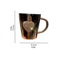 thumbnail image 3 of SLYNSHome Coffee Mug with Heart-Shaped Crystal Decor for Women Valentine's Day Gifts,Stainless Steel Coffee Cup,Birthday Gifts for Mom, 3 of 6