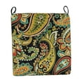 thumbnail image 2 of Blazing Needles 16-inch Outdoor Cushion, Hadia Franco Noir, 2 of 2