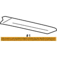 thumbnail image 2 of CHRYSLER OEM License Plate Light Lamp-Lamp Lens 68028050AB, 2 of 2
