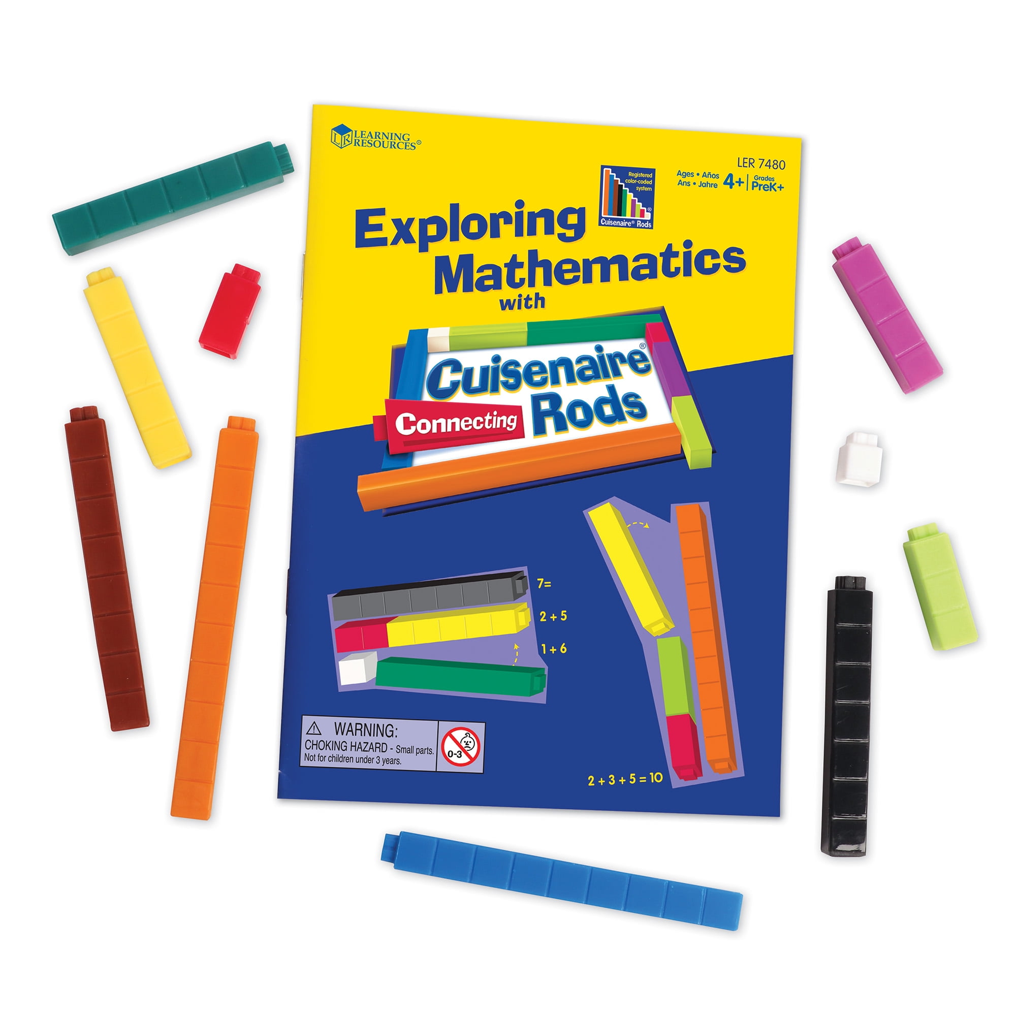 Learning Resources Ler7481 Connecting Cuisenaire Rods Multi.