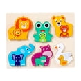 thumbnail image 1 of Juegos de rompecabezas de madera Colores y formas Cognición Niños Educación temprana Juguetes de aprendizaje Montessori Juguetes para bebés de 4 años Animal C Hugo Rompecabezas Montessori, 1 of 10