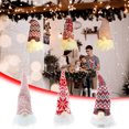 thumbnail image 1 of Fiudx Gnomo Navideño, Diseño Brillante Sin Rostro, Hecho a Mano, Decoración Festiva para El Hogar, Perfecto para Dormitorio, Mesa o Estante, Incluye 3 Pilas de Botón, Tamaño 20 X 8 X 7 Cm., 1 of 6