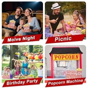 600 Pcs Paper Popcorn Bags, 1 oz Popcorn Bags Individual Servings, Bulk Pop Corn Sleeves for Pop Corn Machine, Movie Night, Cinema, Carnival, Party, Concessions (600)