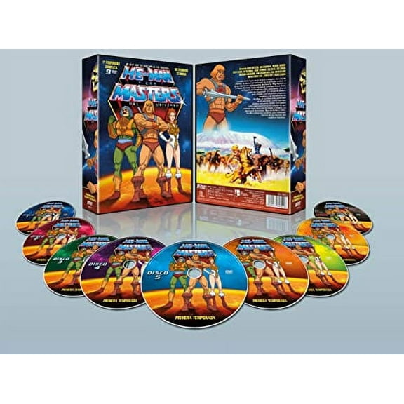 He-Man and the Masters of the Universe (Series 1) - 9-DVD Set [ NON-USA FORMAT, PAL, Reg.0 Import - Spain ]