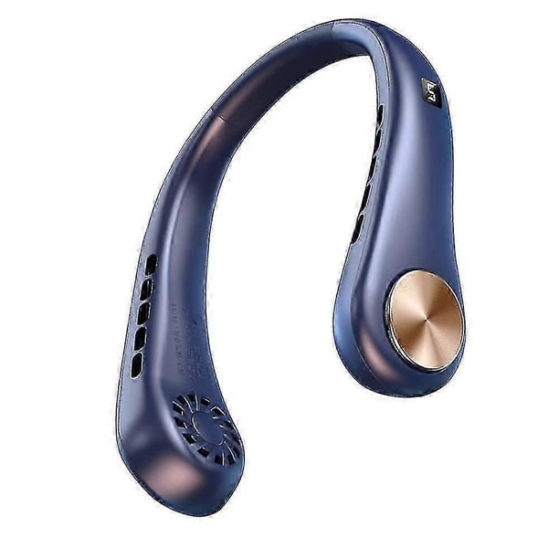 Portable Neck Fan Rechargeable 3000mAh USB Hands Free Wearable Bladeless Mini Fan 3 Speed Personal Cooling Fan