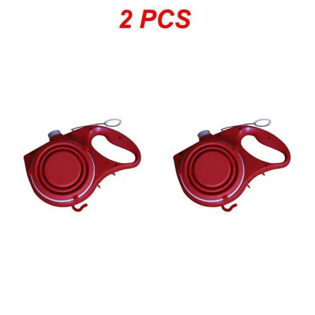 1/2PCS Multifunction Pet Dog Leash with Builtin Water Bottle Bowl Waste Bag Dispenser for Outdoor Walking Traction Rope Pet ShopWise Round