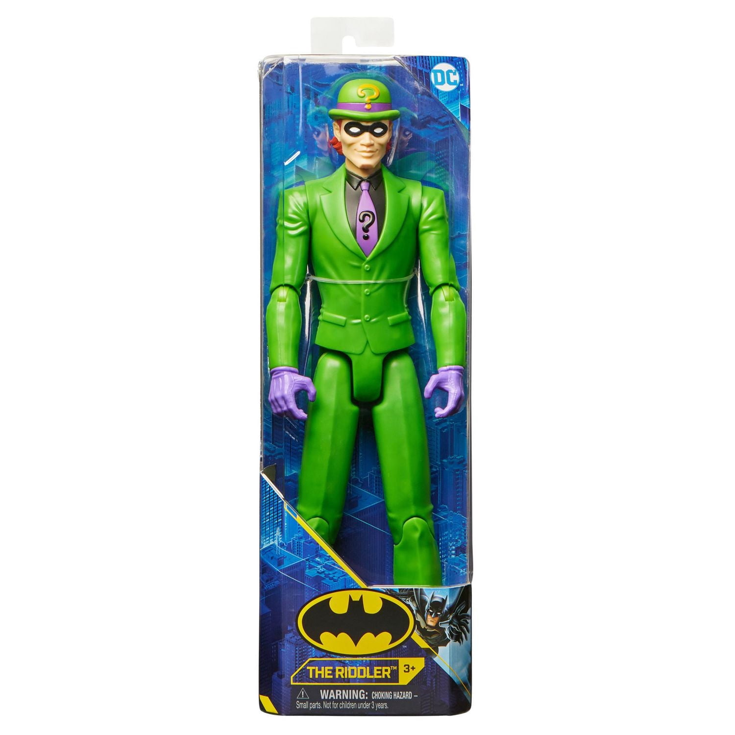 Batman, Figurine articulée The Riddler de 30 cm, Jouets pour garçons et filles à partir de 3 ans